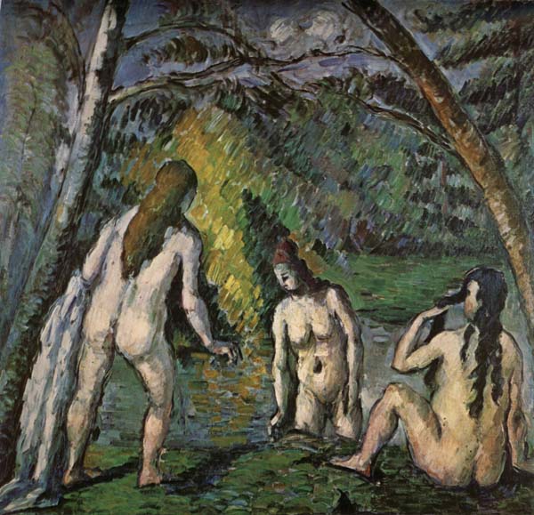 Three Women Bathing